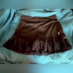 Black mini with ruching